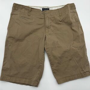 Vtg Polo Jean Company Women's Tan Walking Shorts, 14